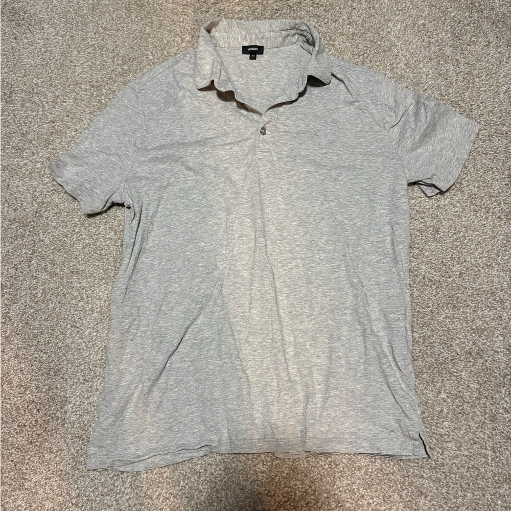 Men’s express grey polo